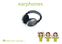 Earphones Flash Card Thumbnail