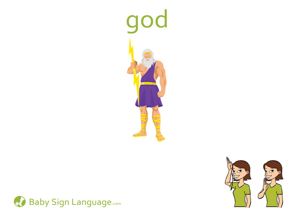 Sign language for God