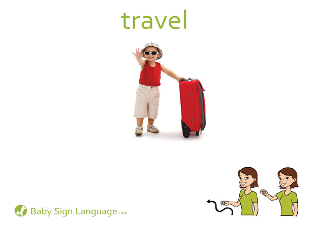 Travel Baby Sign Language Flash card