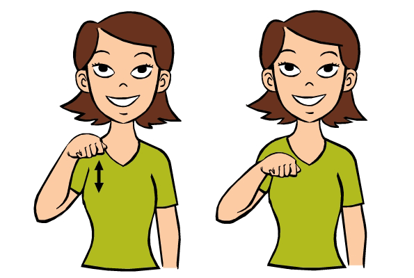 Bag in Baby Sign Language