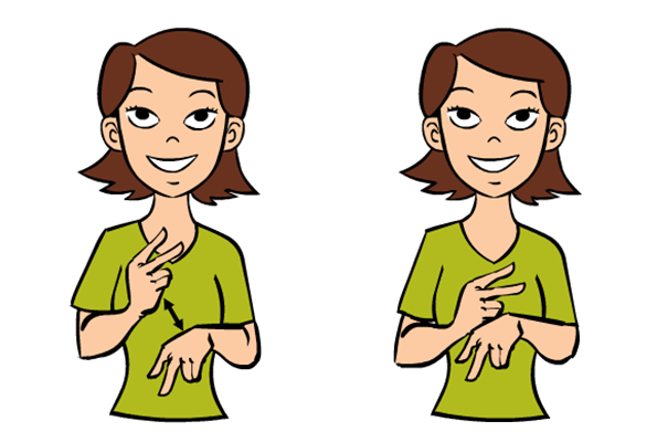 Careful in Baby Sign Language