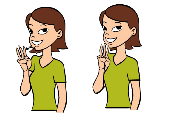 sign language sign for water