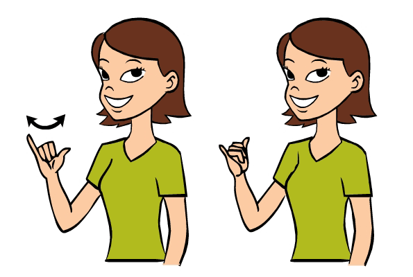 yellow in sign language