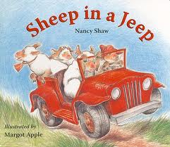 sheepinajeep