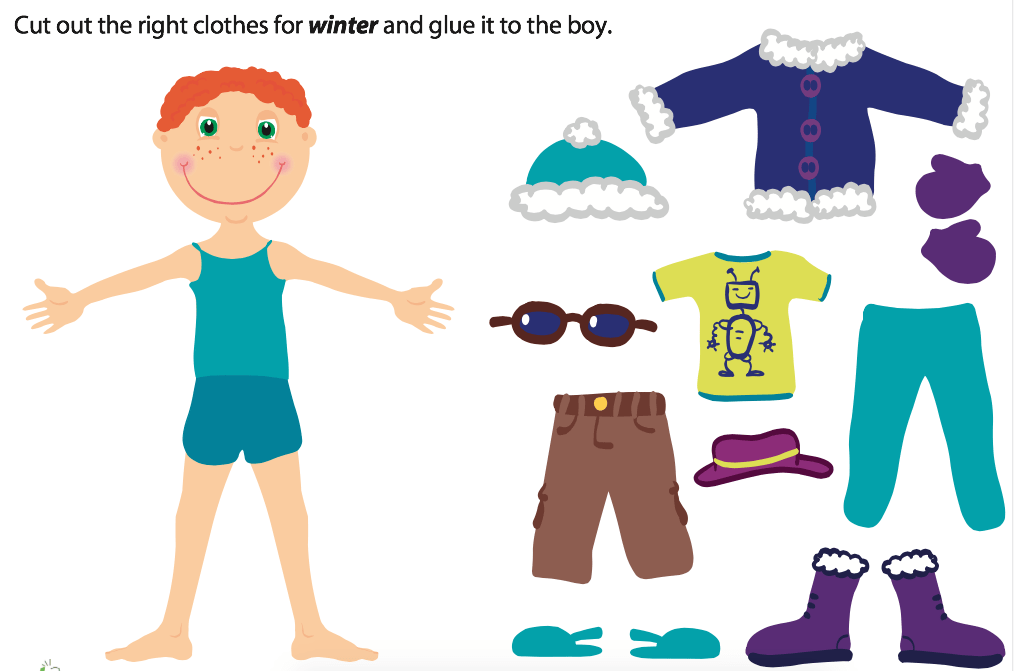 Printable winter clothes