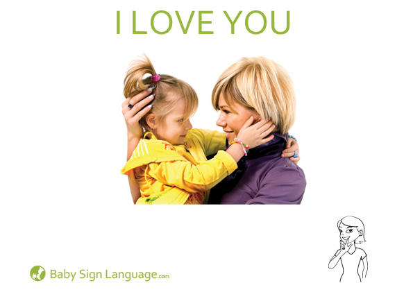 Love You In Sign Language. I Love You Baby Sign Language