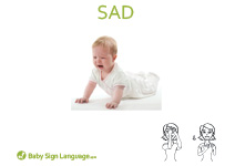 Sad Flash Card