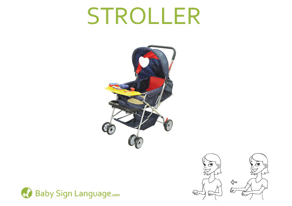 Stroller Baby Sign Language Stroller Baby Sign Language Flash card