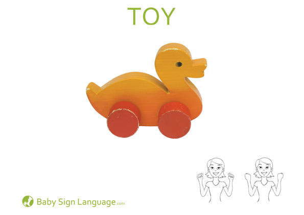 toy Baby Sign Language Flash card