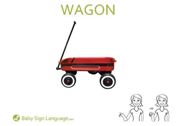 Wagon-Baby-Sign-Language Wagon Baby Sign Language Flash card