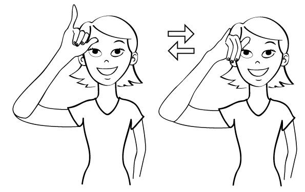 cow baby sign language