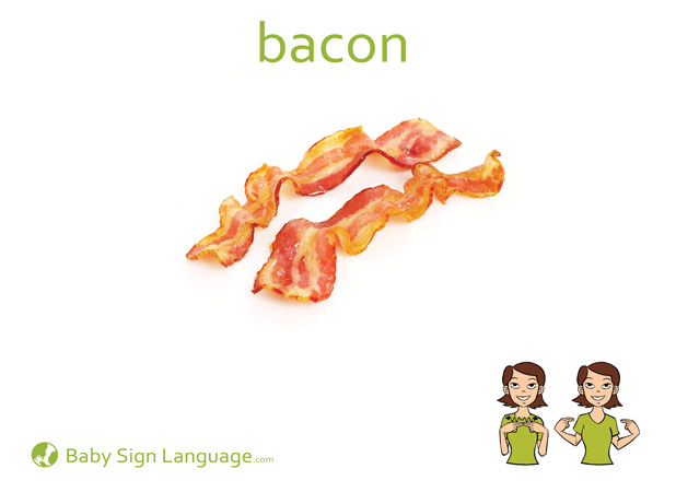 bacon-Baby-Sign-Language Bacon Baby Sign Language Flash card
