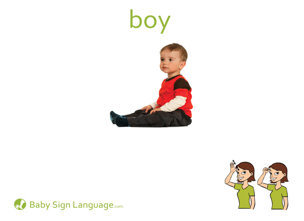 boy-Baby-Sign-Language Boy Baby Sign Language Flash card