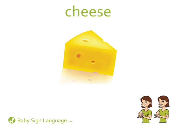 cheese-Baby-Sign-Language Cheese Baby Sign Language Flash card