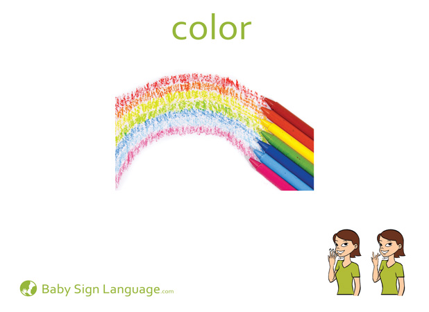 Printable Asl Color Chart