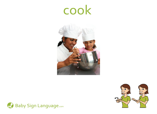 cook-Baby-Sign-Language Cook Baby Sign Language Flash card