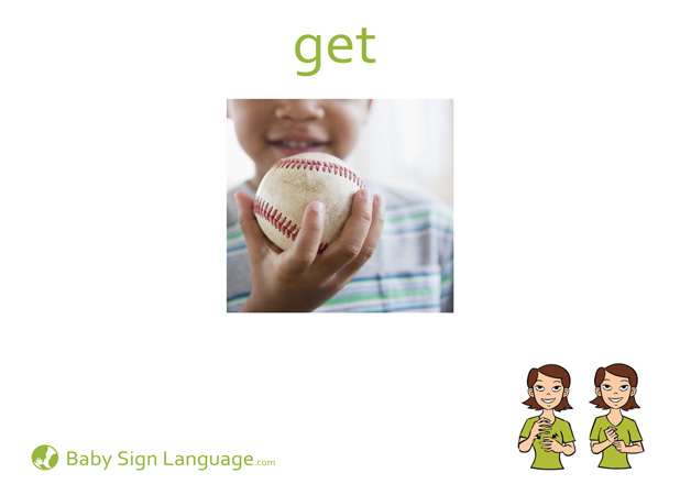 Get Baby Sign Language Flash card