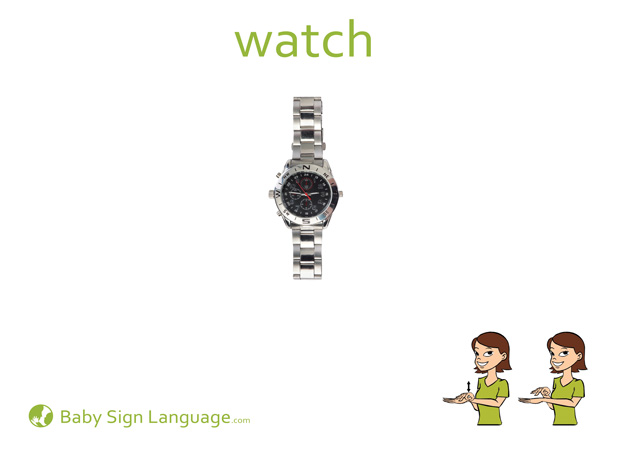 Watch Baby Sign Language Flash card