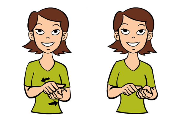 Avocado in Baby Sign Language