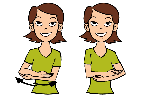 Baby in Baby Sign Language