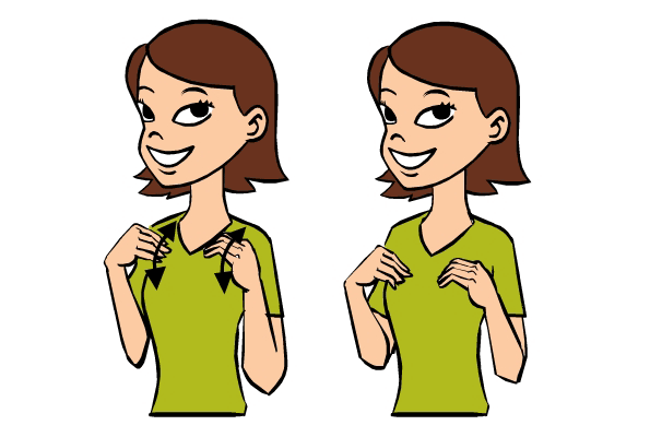 Backpack in Baby Sign Language
