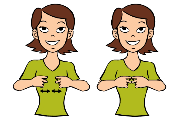 Battery in Baby Sign Language
