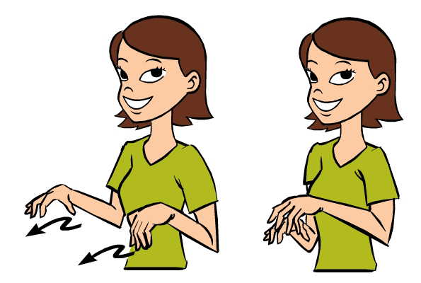 Crawl in Baby Sign Language