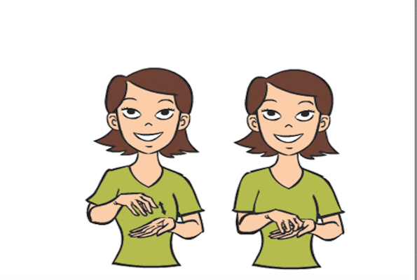 Cupcake in Baby Sign Language