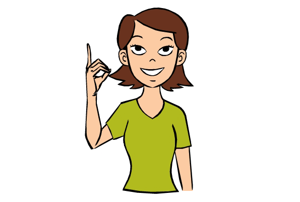 letter d sign language letter d