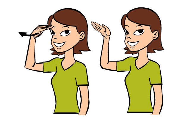 i m not talking in sign language