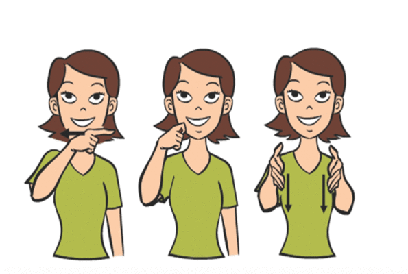 Avocado in Baby Sign Language