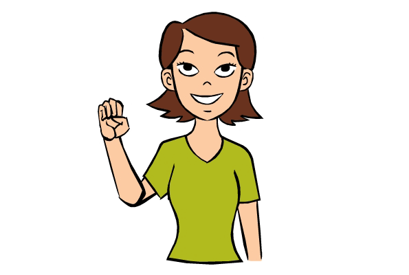 how do you do the letter e in sign language