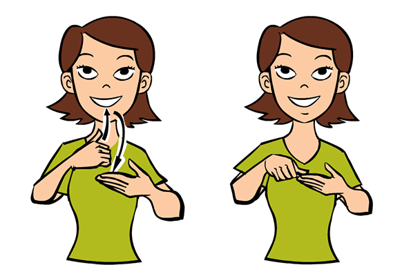 Letter in Baby Sign Language