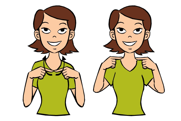 Necklace in Baby Sign Language