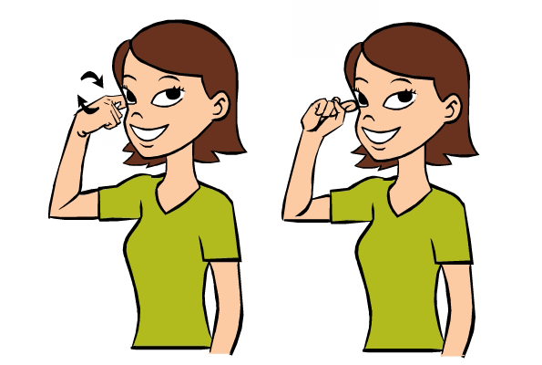 Onion in Baby Sign Language