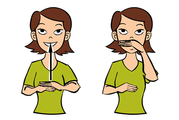 Over in Baby Sign Language