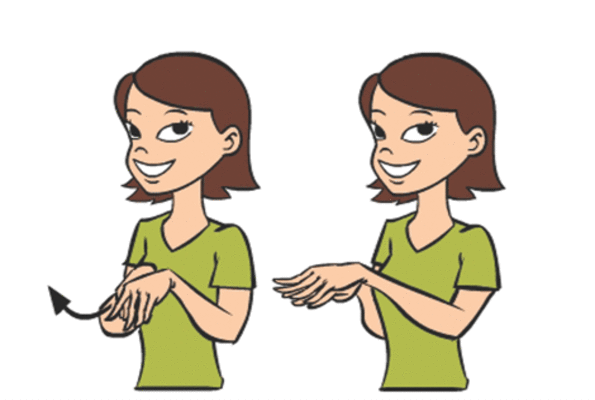 Avocado in Baby Sign Language