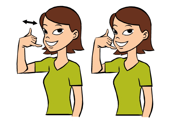 how sign language phone