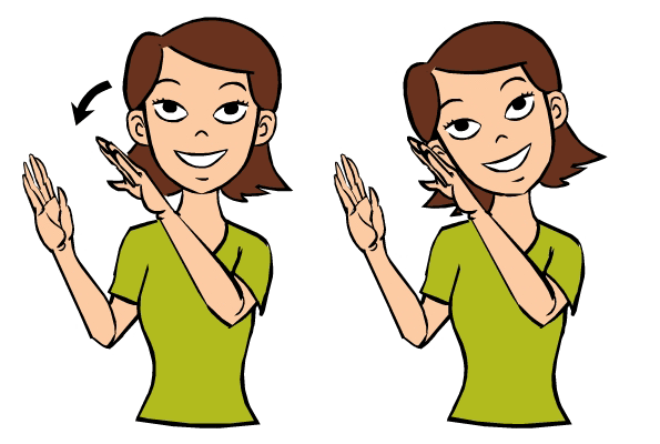 Pillow in Baby Sign Language