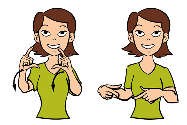 Plate in Baby Sign Language