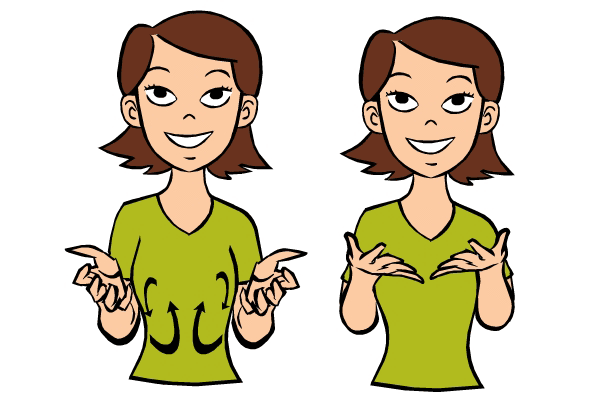 Salad in Baby Sign Language