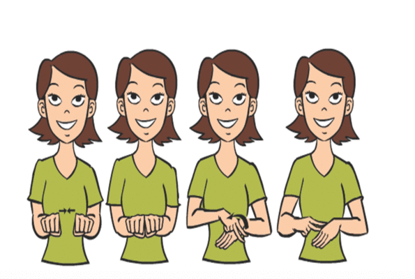 Sandals in Baby Sign Language