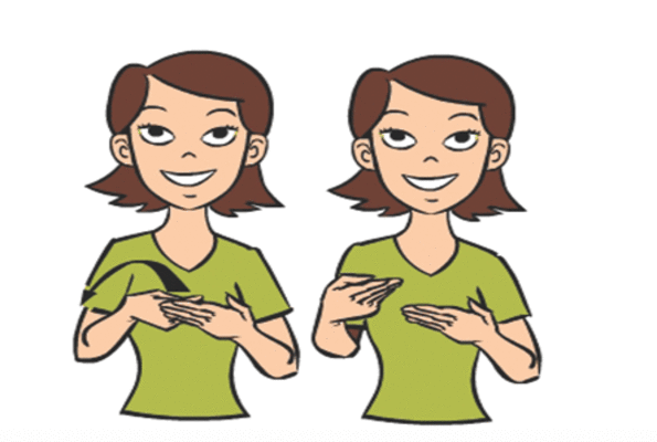 Shopping in Baby Sign Language