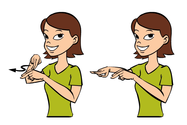 Slide in Baby Sign Language