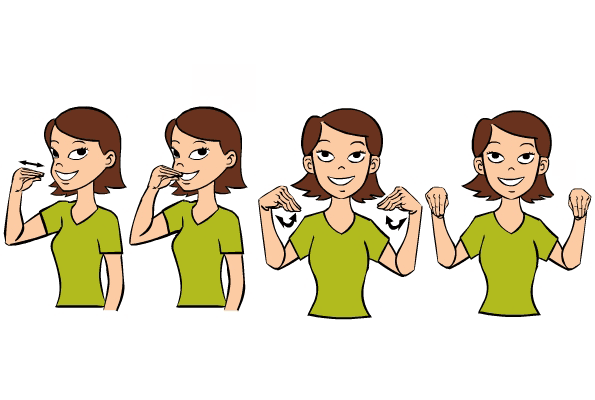 Supermarket in Baby Sign Language