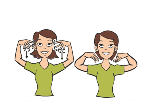 Sweat in Baby Sign Language