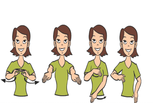 Swimming Suit in Baby Sign Language