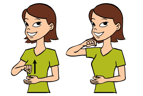 zipper in baby sign language