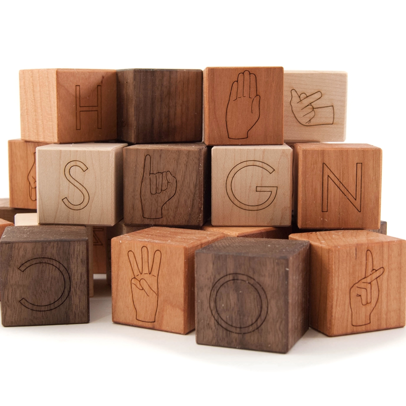 Blocks lang. Wood blocks. wooden block. deaf alphabet asl. sign a asl.